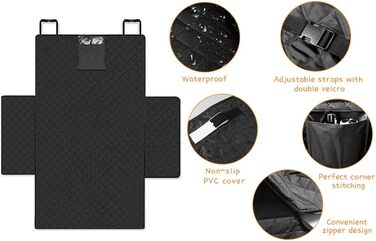 Чохол на сидіння для тварин Cargo-Liner XL Luxus: універсальний, нековзний, водонепроникний, 208x132 см