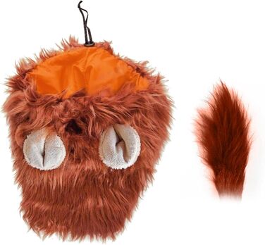 Костюм лева для собак середніх та великих порід, реалістична грива, костюм для Хелловіну, фотосесій, розваг, світло-коричневий, розмір L + хвіст, світло-коричневий L