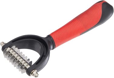 Видальник ковтунів Karlie Entfilzer з ручкою, 8x7.5x3.5 см, червоно-чорний