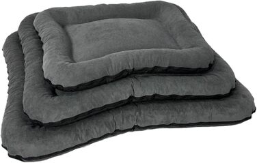 Матрац для собак KIM, ліжко для собак, подушка для собак, диван для собак, можна прати (M 80x60 см, сірий) M 80x60 см сірий