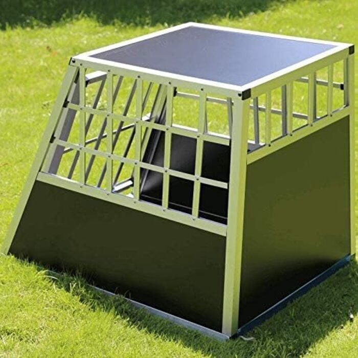 Транспортна переноска для собак San Marco Auto-Transportbox з алюмінію, для середніх та великих собак