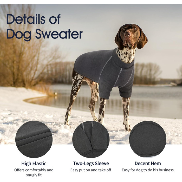 Пуловер для собак, теплий і легкий, фліс, зимовий, для активного відпочинку, куртка для собак (Рожевий, 5XL)