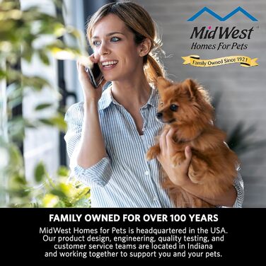 Лежак для домашніх тварин MidWest Ombré, 122 см, м'який, для маленьких собак і котів, колір мокка