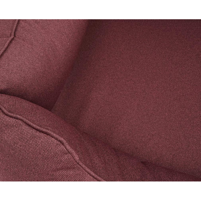 Ортопедичне вологостійке ліжко для собак Knuffelwuff Leon з велюру, ручної роботи, розмір M-L, 85 x 63 см - знімний чохол, придатне для прання - для великих, середніх та маленьких собак (Червоний, L 85 x B 120 x H 25 см)