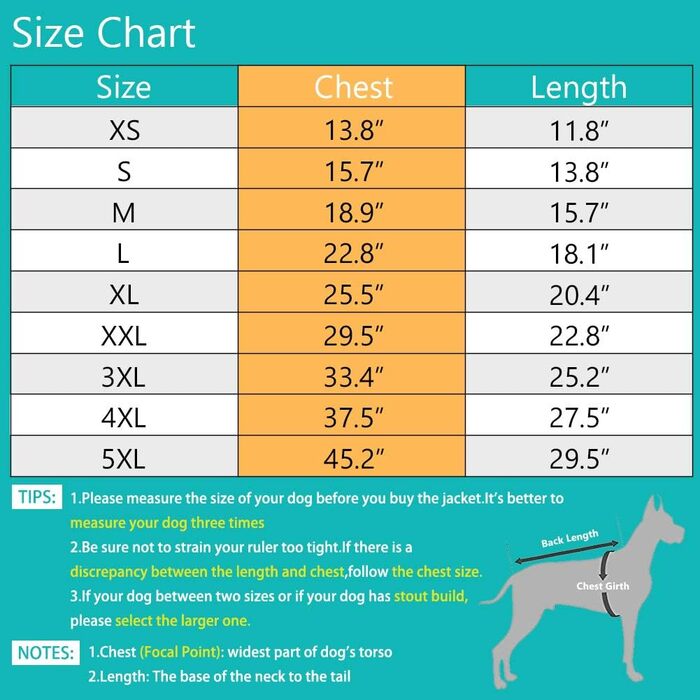 PETCEE Тепла куртка для собак, 5XL, для великих собак, з флісовою підкладкою, червона