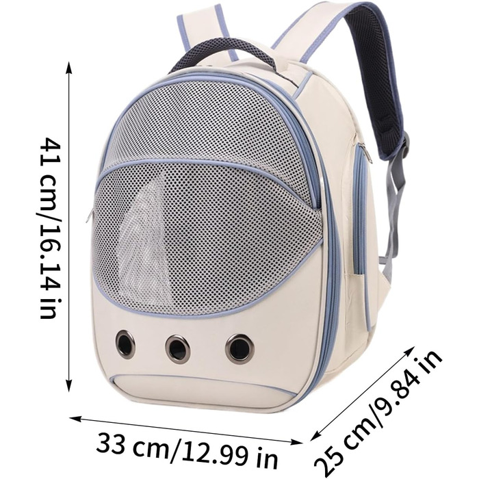 Транспортна сумка для собак, блакитна – зручна переноска для подорожей, авто, та прогулянок