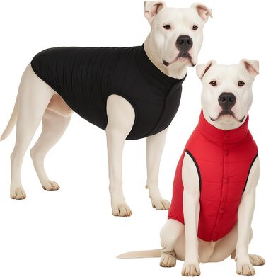 Зимова куртка LovinPet для собак, двостороння, розміри M, L, XL, куртка з ґудзиками, вітронепроникна, снігонепроникна та водонепроникна, темно-зелена та сіра для холодної погоди