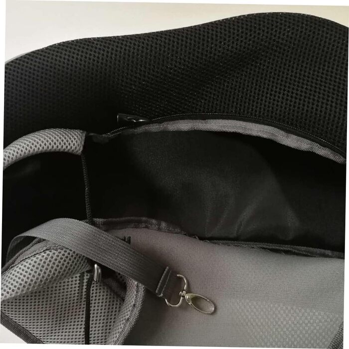 Сумка-переноска для тварин BESPORTBLE: міцна переноска для собак та котів, з вентиляційними вікнами та регульованими ременями, для подорожей з маленькими тваринами та цуценятами (чорна)