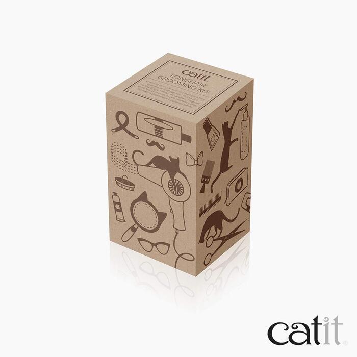 Catit набір щіток для довгошерстих котів, щітки для догляду за шерстю довгошерстих кішок