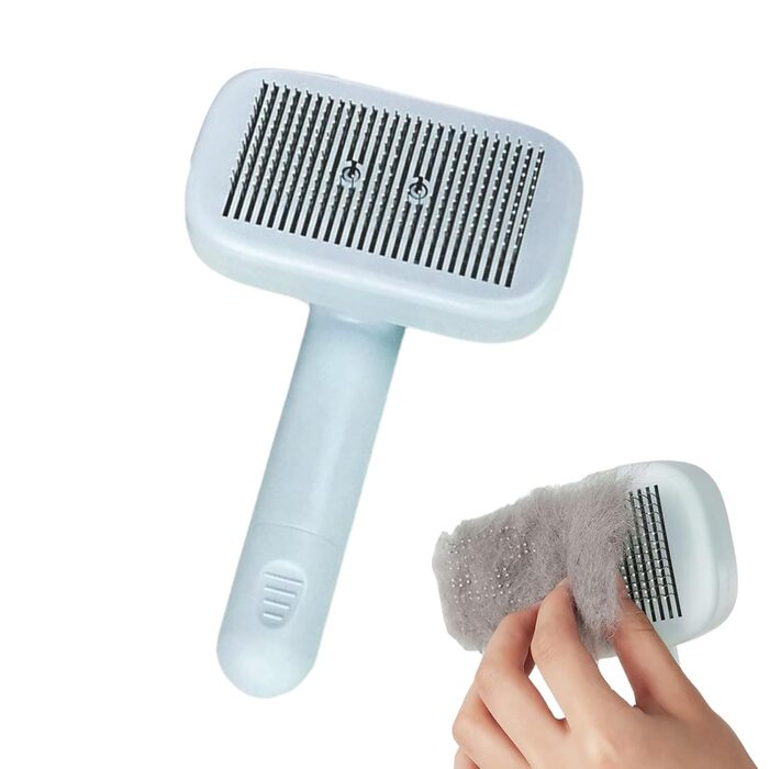 Щітка для догляду за шерстю собак та котів, масажна щітка для видалення ворсу та ковтунів | PetpetFriendly