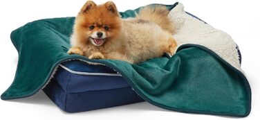 Водонепроникний плед для собак великих порід Lesure - 152x127 см, Sherpa Fleece, для дивану, Outdoor, для котів, миючий, плюшевий