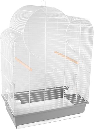 Клітка для папуг Flamingo Wammer 1, 54x34x75 см, металева