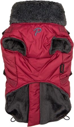 Пуловер Puppia Isolde для собак, з коміром-стійкою та блискавкою, з інтегрованим повідком, зелений, розмір M, зелений (виноградний, XX-Large)