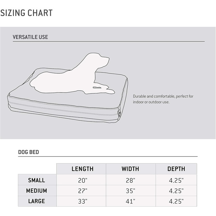 Лягушкове ліжко для собак Carhartt Firm Duck, міцний канвас, водонепроникна підкладка, середній розмір, камуфляж Asphalt Duck, колір Carhartt Brown (Sherpa Top), розмір 89 x 69 x 10 см