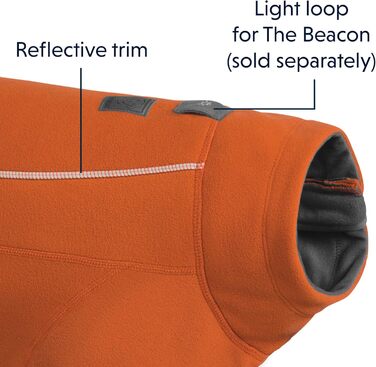 Куртка для собак RUFFWEAR Climate Changer, теплий універсальний плащ з поліестеровими рукавами для прохолодної погоди, помаранчева, розмір L