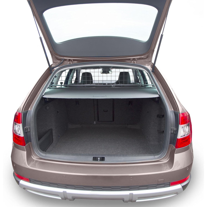 Автомобільна перегородка Travall для Skoda Octavia Estate/Scout (2012-2020), без люка, сталева захисна сітка для багажника, бар'єр для перевезення домашніх тварин
