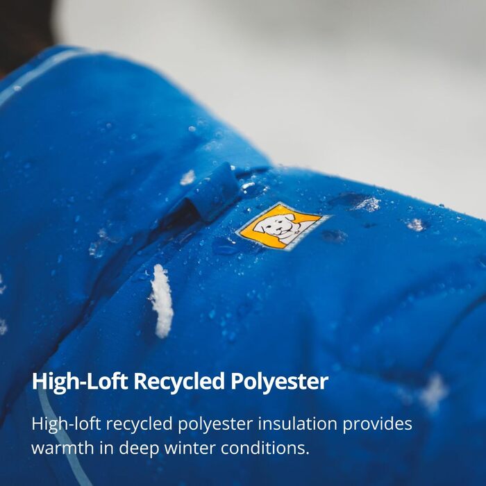 RUFFWEAR Vert: Водонепроникна куртка для собак, розмір S, Blue Pool