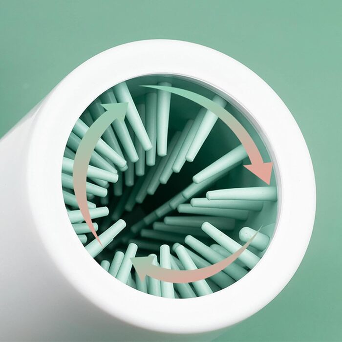 Очищувач лап для собак Hogvinnatil – мийка лап для собак, пристрій для миття брудних лап, щітка для собак, мийка лап для чутливих лап, екологічний, ефективний