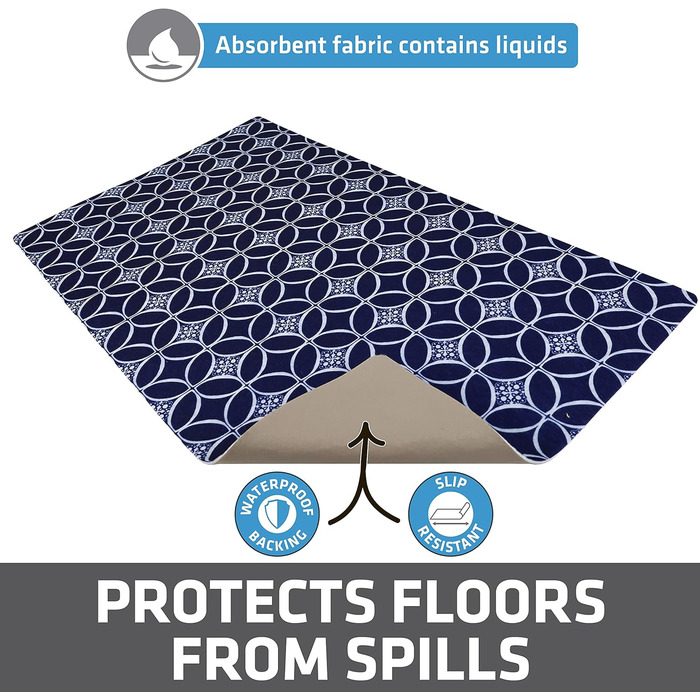 Підкладка для собак та котів Drymate, поглинаюча тканина, водовідштовхувальна підкладка, нековзна, придатна для прання в машині, міцна, 30,5 x 50,8 см, колір 