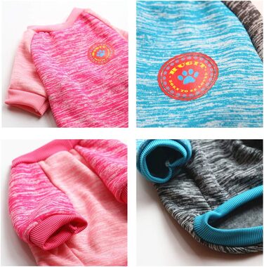 Теплий собачий светр HAPEE для малих та середніх собак з емблемою, для цуценят, котів та собак взимку