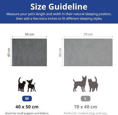 Килимок грілка для котів та собак на вулицю, 70 x 40 см, 50 Вт