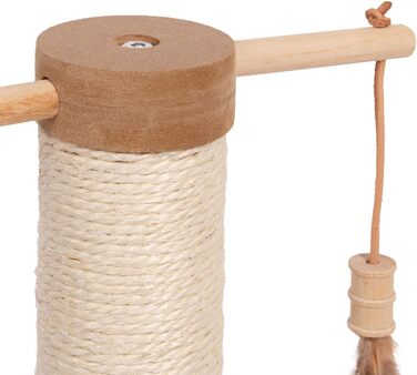 Котячий стовпчик для котів Lilly - інтерактивна іграшка для самостійних занять | 78 см | 33 x 33 x 80 см