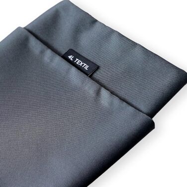 Водонепроникне собаче ліжко 4L Textil ZOE для собак середніх порід (60x50 см, графіт)