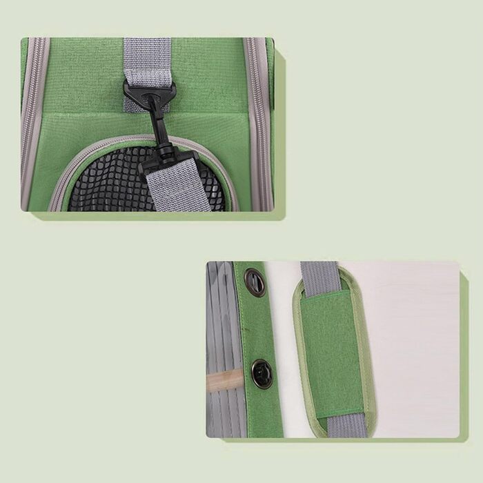 Транспортна сумка для папуг, переноска для птахів, переноска для маленьких тварин, папуги (зелений)