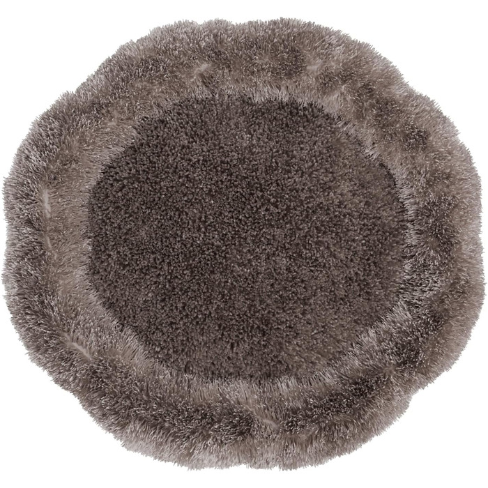 Кругле ліжко для собак Benno® BALU 70x70x16 см, кавовий колір, м'яке ліжко з поліестеру, з поліпропіленовою начинкою, миється, з неслизьким дном, з іграшкою-кісткою