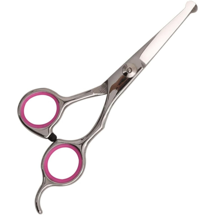 Набір професійних ножиць для грумінгу собак та котів 5 в 1, з регулюванням натягу, вигнуті ножиці для стрижки шерсті, набір для догляду за шерстю собак та котів, нержавіюча сталь