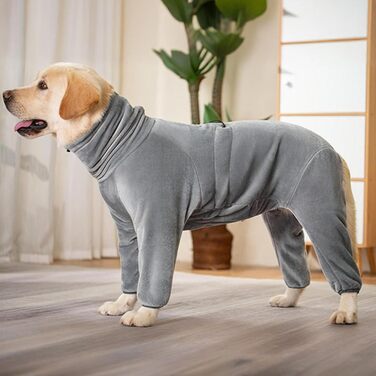 Тепла флісова куртка для собак на зиму, велика, піжама для собак, рогатий светр, еластичний одяг для собак у холодну погоду для прогулянок, походів та подорожей, синій, XS