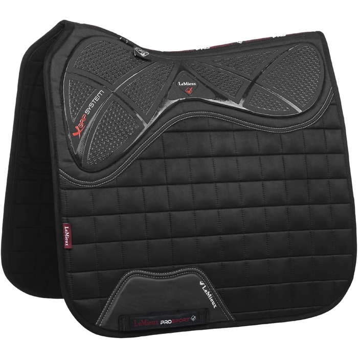 LeMieux X-Grip Силіконовий сідловий ковпак для виїздкової їзди, чорний