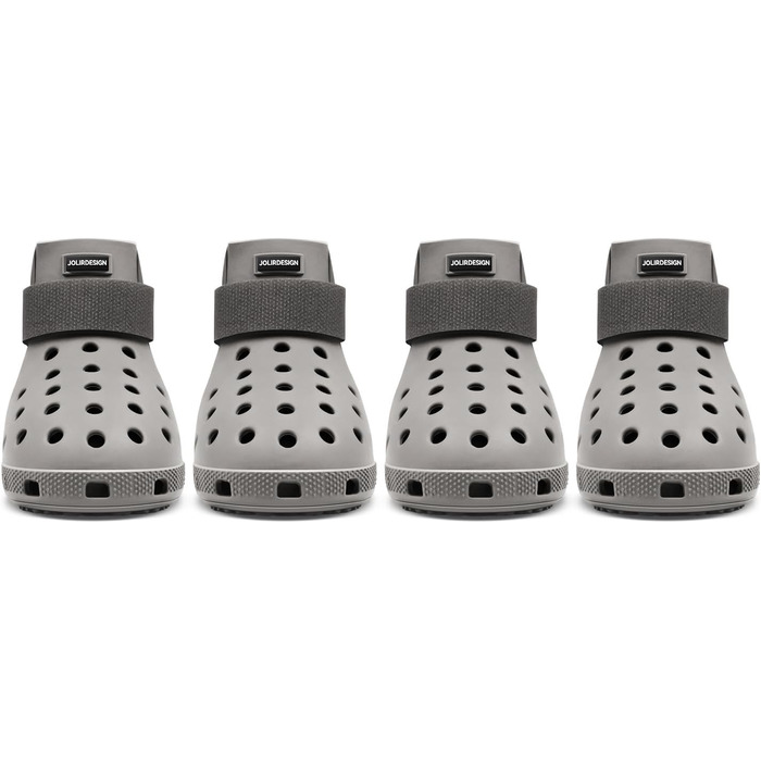 Чоботи для собак: захист подушечок лап, водонепроникні, зручні, дихаючі, неслизькі, легко миються. Ідеально для літа та зими (сірий, XS)