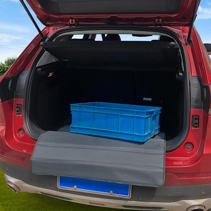 Захист для багажника автомобіля для собак, килимок для багажника, водовідштовхуючий, стійкий до подряпин та розривів, 80x64 см (Сірий)