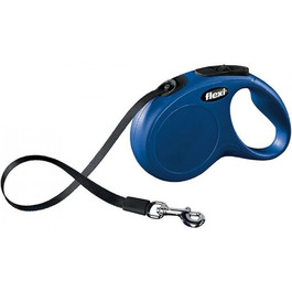 Рулетка для собак Flexi New Classic M, 5 м, до 25 кг, синя