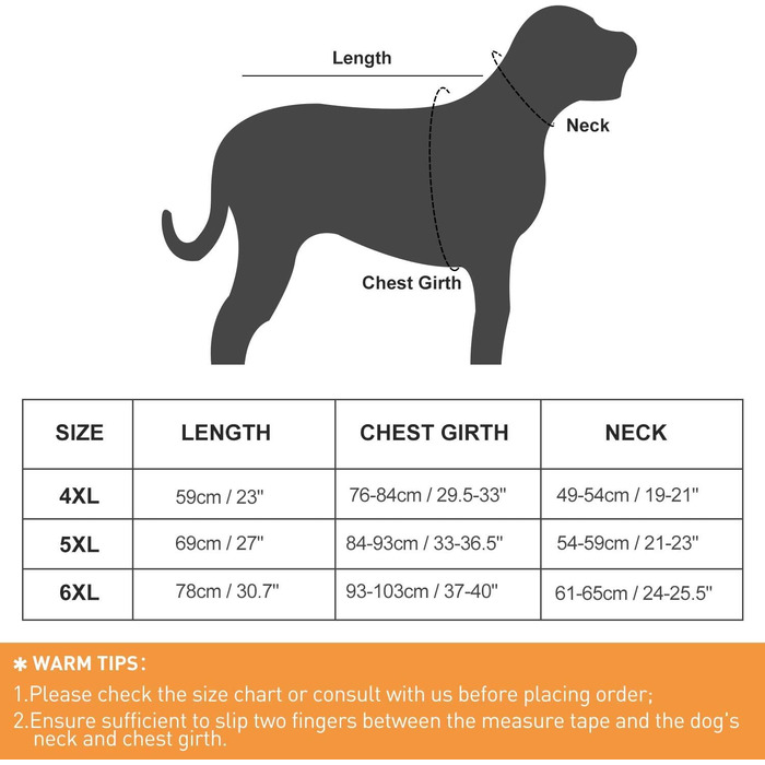 Водонепроникний собачий плащ/куртка з отвором для коміра, на липучках, з флісовою підкладкою, зі світловідбиваючими елементами, зимовий, для середніх та великих собак, чорний, 4XL, 1 шт.