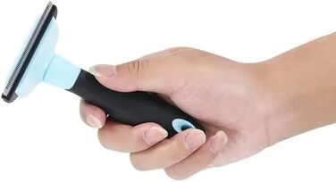 Щітка для собак, професійна для догляду за шерстю, інструмент для грумінгу, синій колір, 7 см