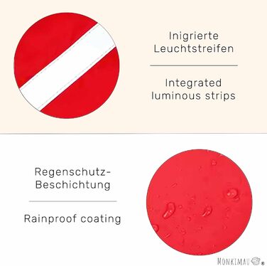 Зимова куртка Monkimau для великих собак XL-6XL | Водовідштовхуюча куртка-мандель для собак з світловідбиваючими смугами, прихованою блискавкою та гумкою (Рожева, 3XL)