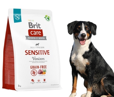 Корм для собак Brit Care Grain-Free Sensitive з олениною Karma, 3 кг