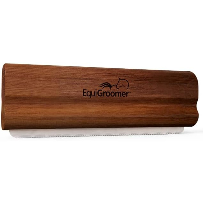 EquiGroomer щітка для вичісування підшерстя собак і котів, інструмент для видалення шерсті для великих і малих домашніх тварин, гребінець для короткої та довгої шерсті, 12,7 см, коричневий