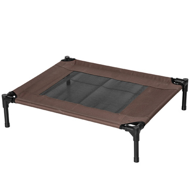 PawHut Outdoor Bed Bed Robust Lounger для собак 76x61x18см з 600D Oxford в коричневому кольорі для собак і кішок