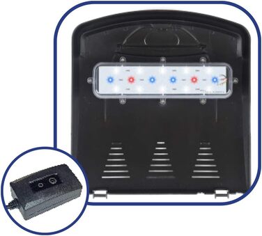 Акваріум Wave Amtra Laguna XCUBE 26 LED чорний, комплект з LED освітленням і фільтром, 26 л, 31x32x37 см