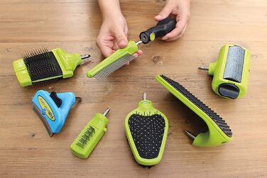 FURminator FURflex, щітка для грумінгу великих собак, насадка для видалення підшерстка, розмір L