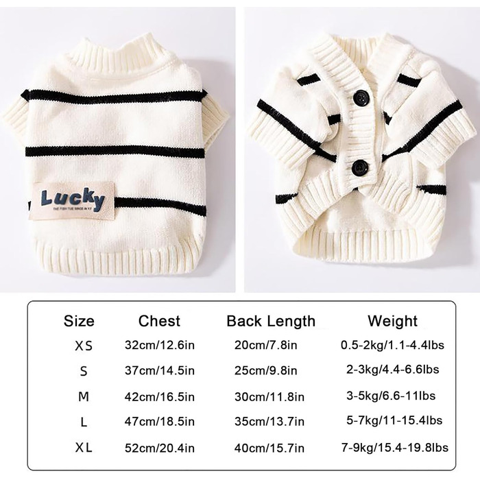 Пуловер для собак, теплий зимовий пуловер для маленьких та середніх собак з рукавами (червоний, X-Small)