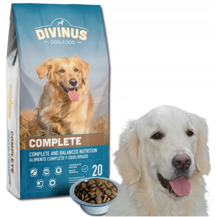 Повний сухий корм для дорослих собак Divinus Dog з вітамінами, 20 кг
