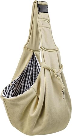 Сумка-переноска для собак та інших тварин, дихаюча | Регульовані ремені, легкий аксесуар для подорожей, прогулянок та до ветеринара (Хакі)