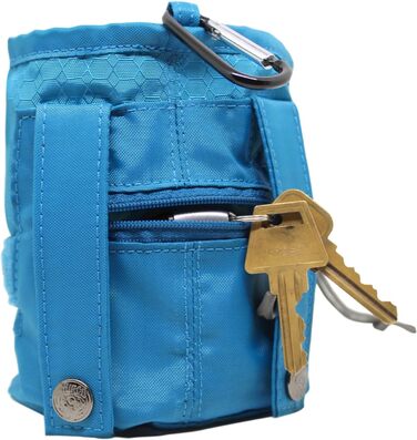 Фляга для собак Kurgo RSG, знімний кишеню, сумісна з MOLLE, кріплення для службового нашийника, синій, універсальний розмір (сумка для ласощів)