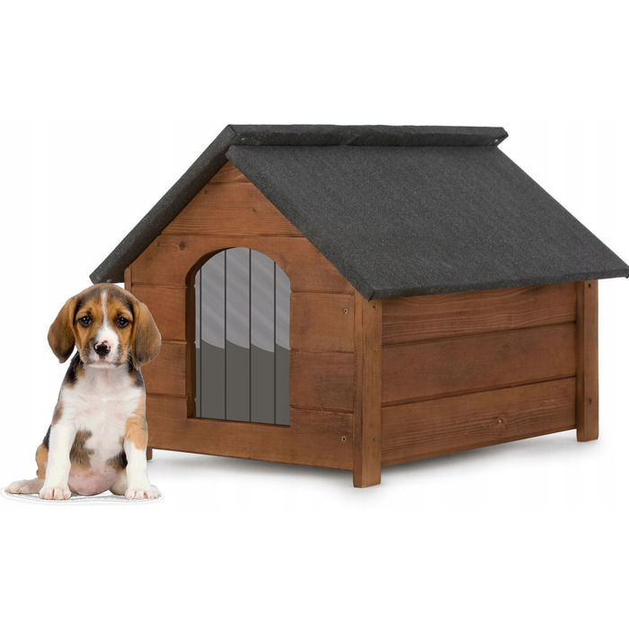Будка для собак SandTropic, дерево, зовнішні розміри: 81 см x 68 см x 62 см