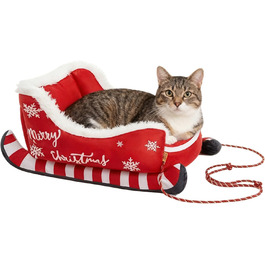 Ліжко-собаче гніздо Hautierbett, 50/65/81 см. Тепле ліжко для собак та котів, ідеальне для зимових свят. Підходить для собак, котів та інших тварин.