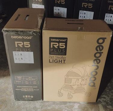 Візок для собак та котів з функцією складання - чорний, 73x55x100 см, до 15 кг